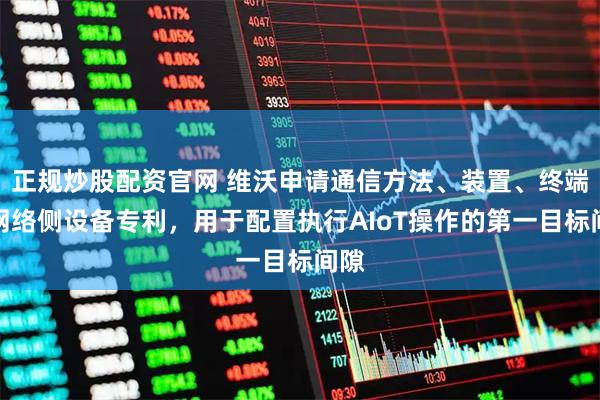 正规炒股配资官网 维沃申请通信方法、装置、终端及网络侧设备专利，用于配置执行AIoT操作的第一目标间隙